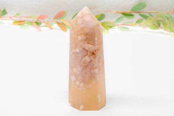 Flower Agate Tower 8.4cm 86g