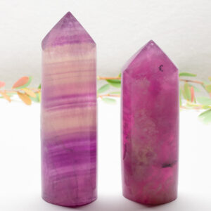 Flourite Round Tower purple