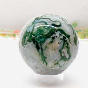 Moss Agate Sphere 330g