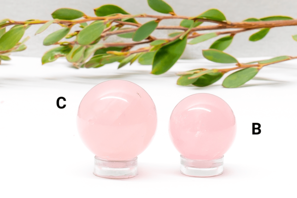 Rose Quartz Spheres - Image 2